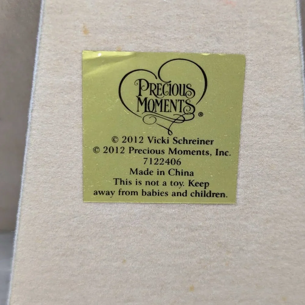 2012 Enesco Precious Moments Vicki Schreiner Bazooples Zach Zebra Photo Frame